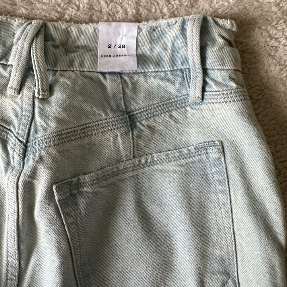 Good American Good 90s Shredded Jeans size 2/26 - Picture 7 of 8